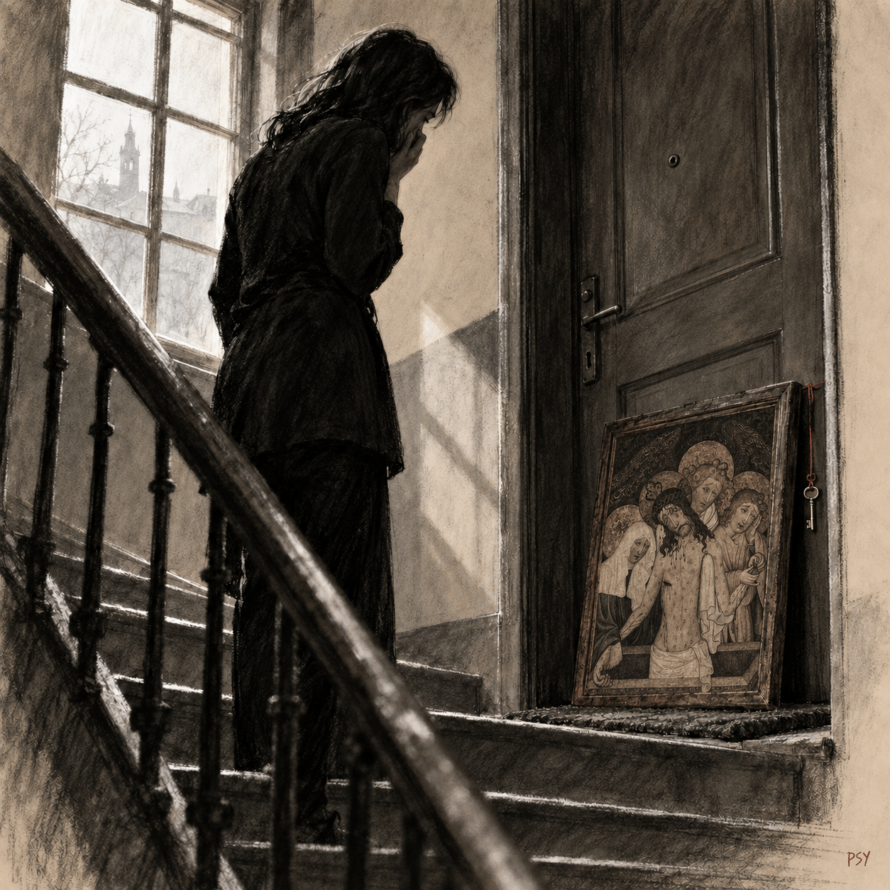 Die Rückseite – Vor der Türe